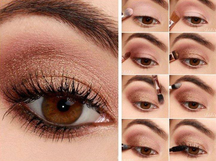 Makeup til brune øjne